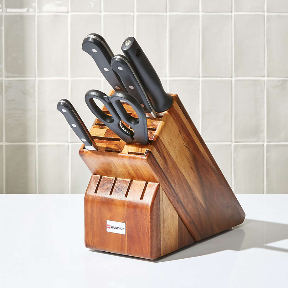 wusthof classic 6 piece knife block set