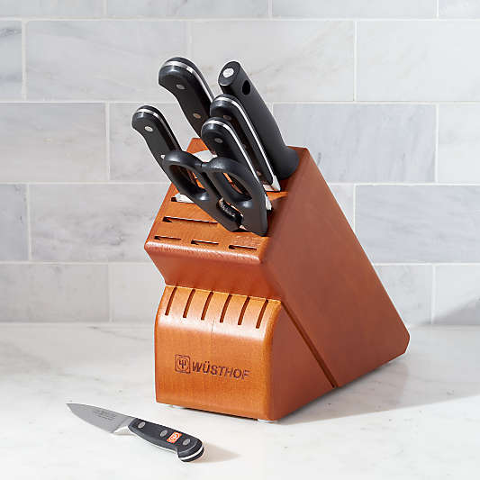 Wüsthof ® Classic Deluxe 8-Piece Knife Set with Cherry Block