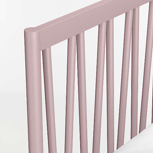 Classic Lilac Rose Wood Kids Full Bed