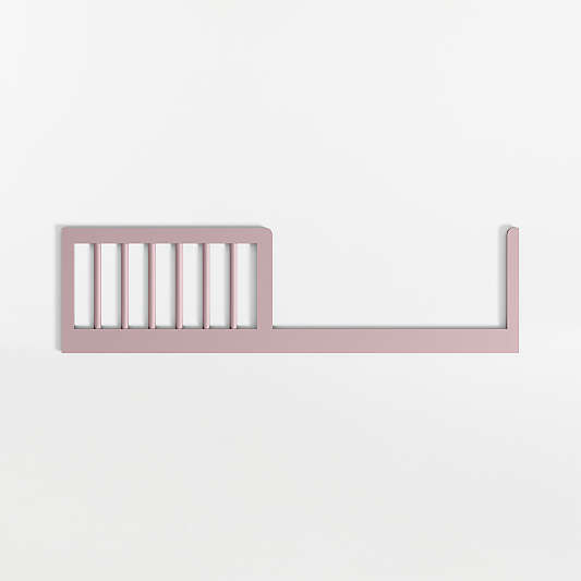 Classic Lilac Rose Wood Toddler Bed Rail