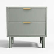Canyon Natural Wood 2-Drawer Kids Nightstand by Leanne Ford