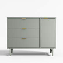 green dresser crate and barrel Classic 44
