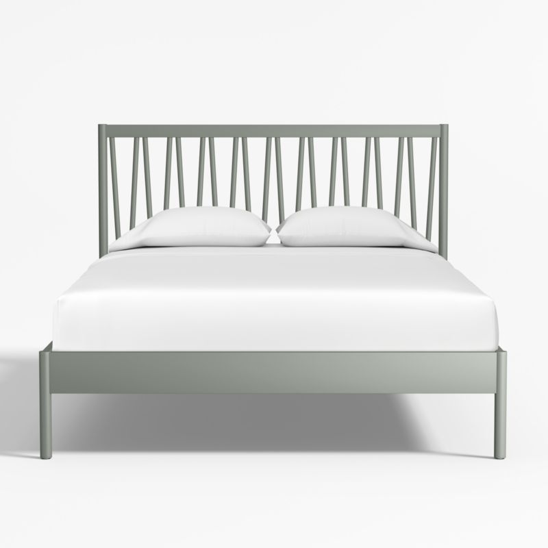 Classic Laurel Green Wood Kids Full Bed - image 9 of 11