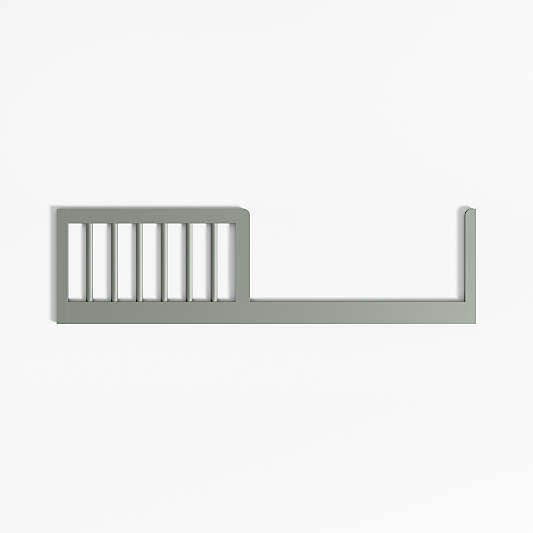 Classic Green Wood Toddler Bed Rail