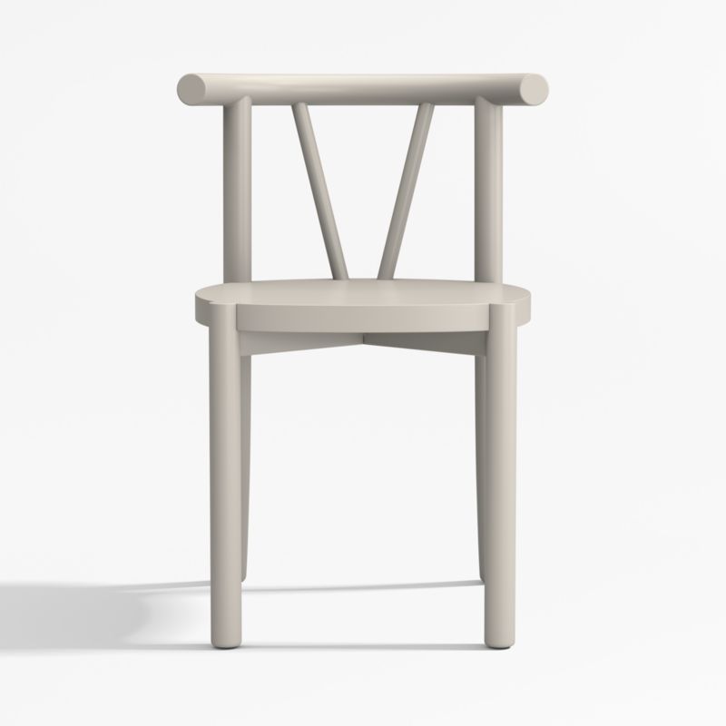 Classic Cozy Grey Wood Kids Play Chair - image 3 of 7