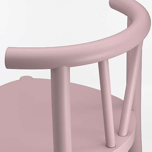 Classic Violet Purple Wood Kids Play Chair