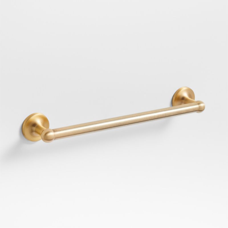 Classic 6" Round Brushed Brass Cabinet Drawer Bar Pull - image 0 of 7