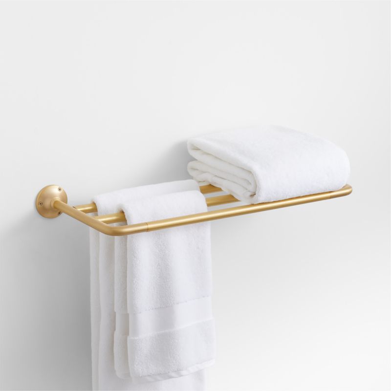 Aluminum Wall Mounted Round Antique Brass Towel Ring Towel Holder – Index  Bath