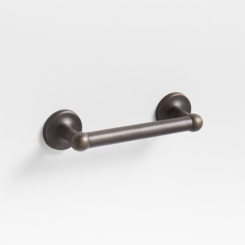 Classic 3" Round Brushed Bronze Cabinet Drawer Bar Pull