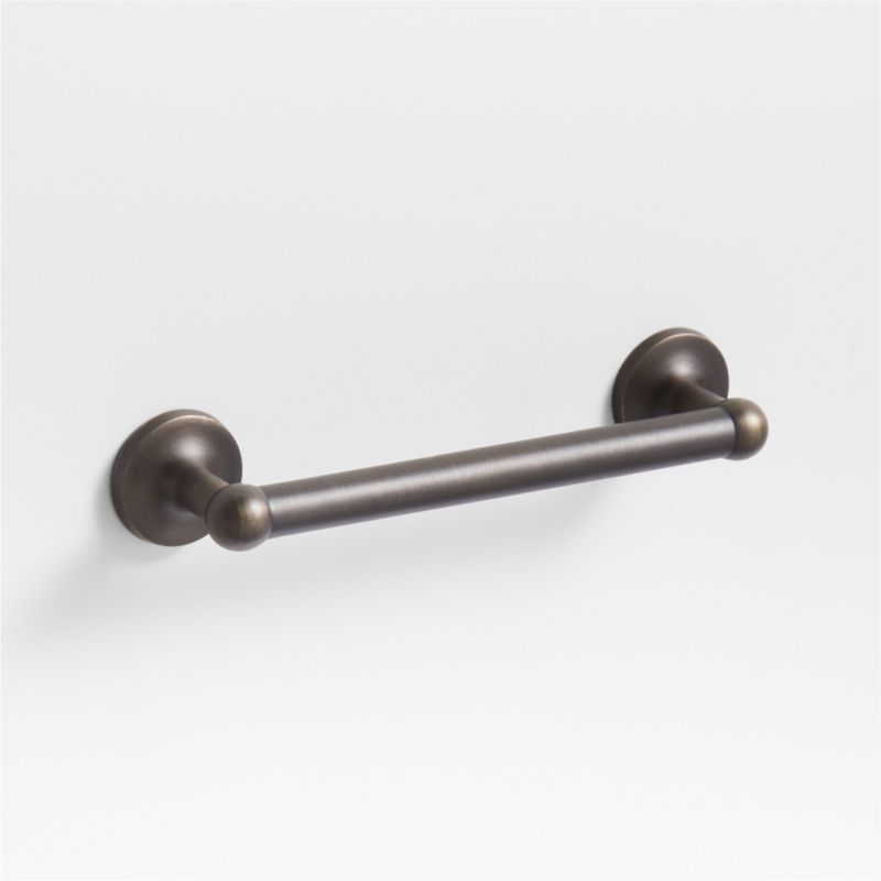 Classic 4" Round Brushed Bronze Cabinet Drawer Bar Pull