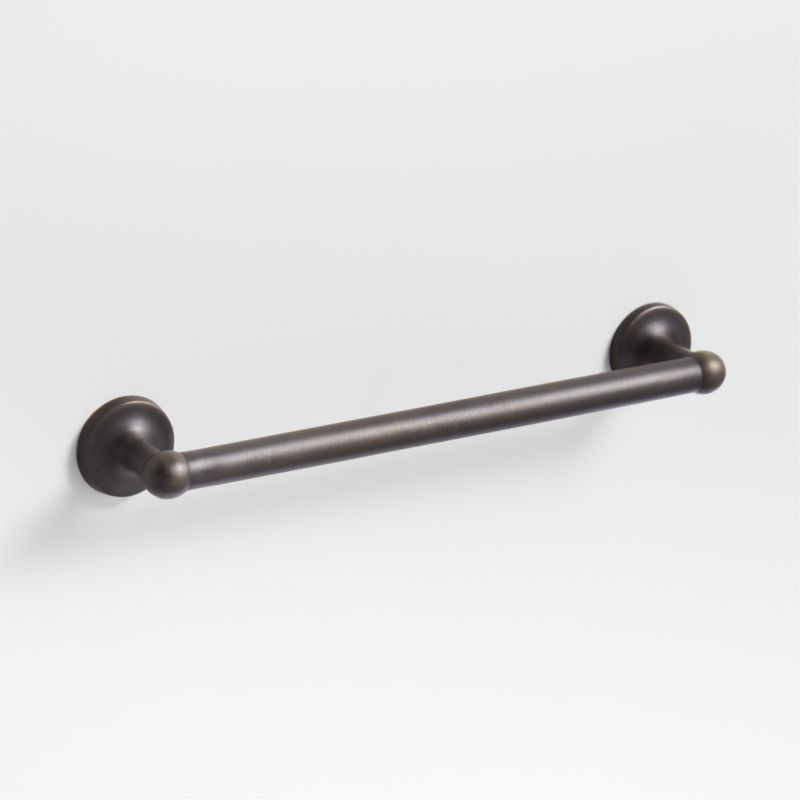 Classic 6" Round Brushed Bronze Cabinet Drawer Bar Pull