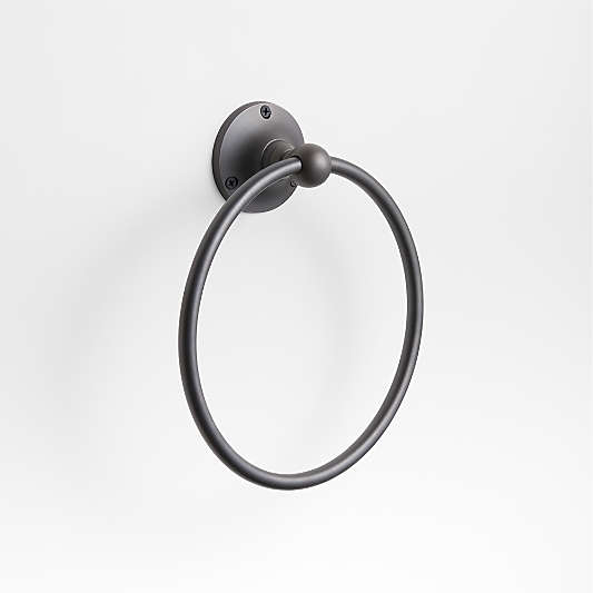 Classic Round Brushed Bronze Bathroom Hand Towel Ring