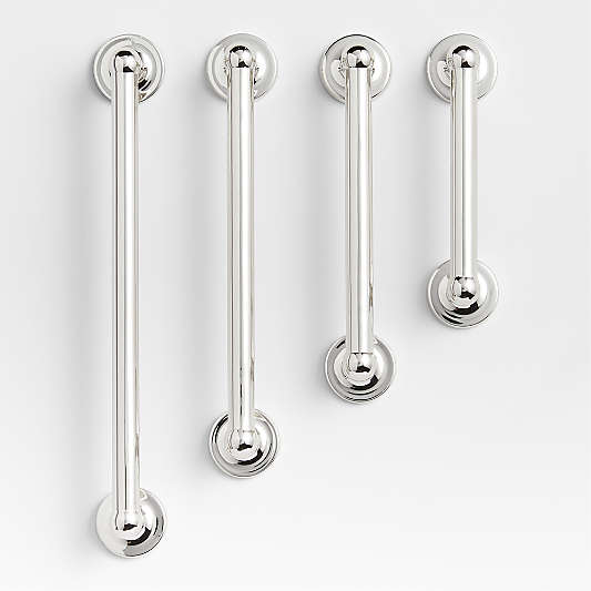 Classic Round Polished Chrome Cabinet Drawer Bar Pulls