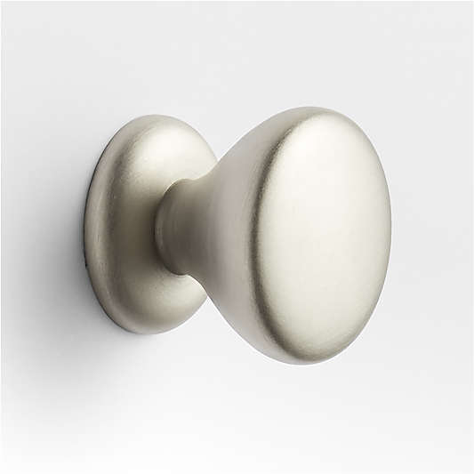 Classic Round Brushed Brass Cabinet Knob