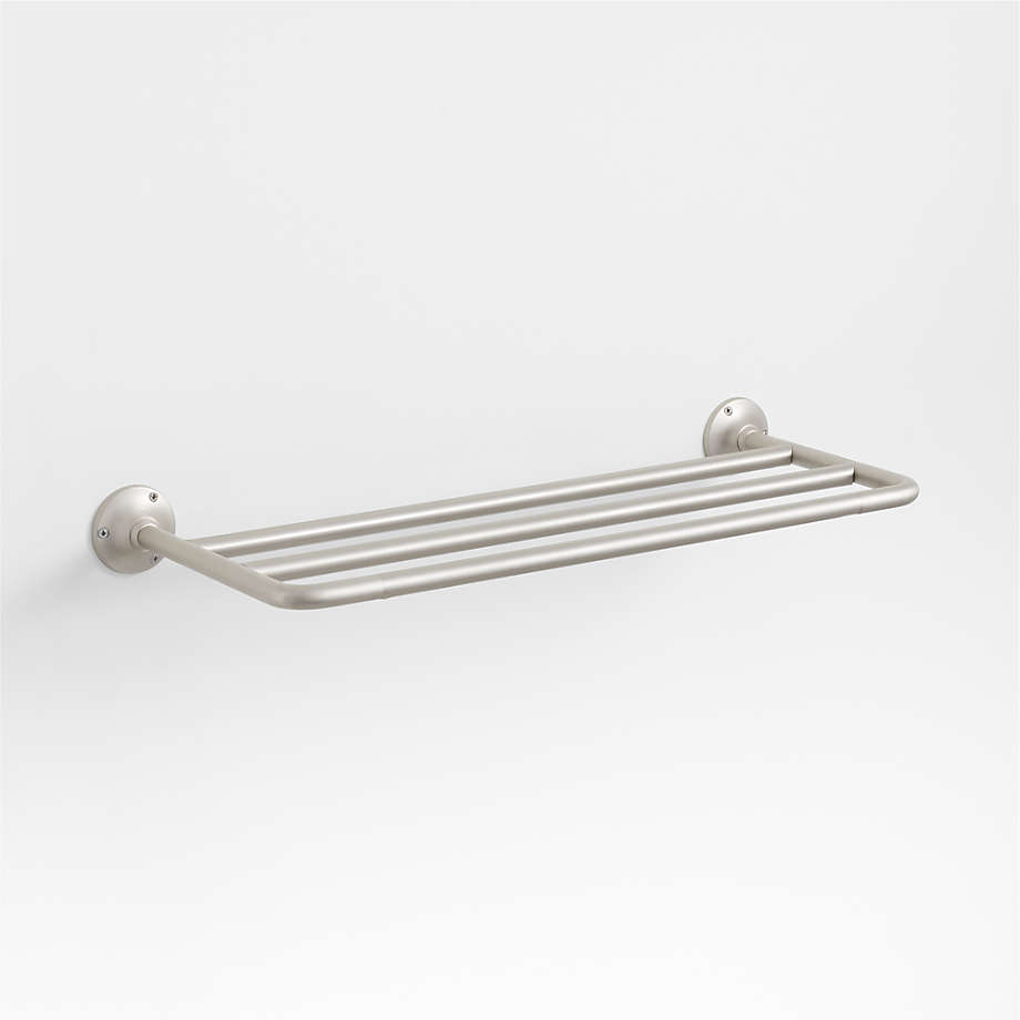 Classic Round Brushed Nickel Bathroom Towel Hook