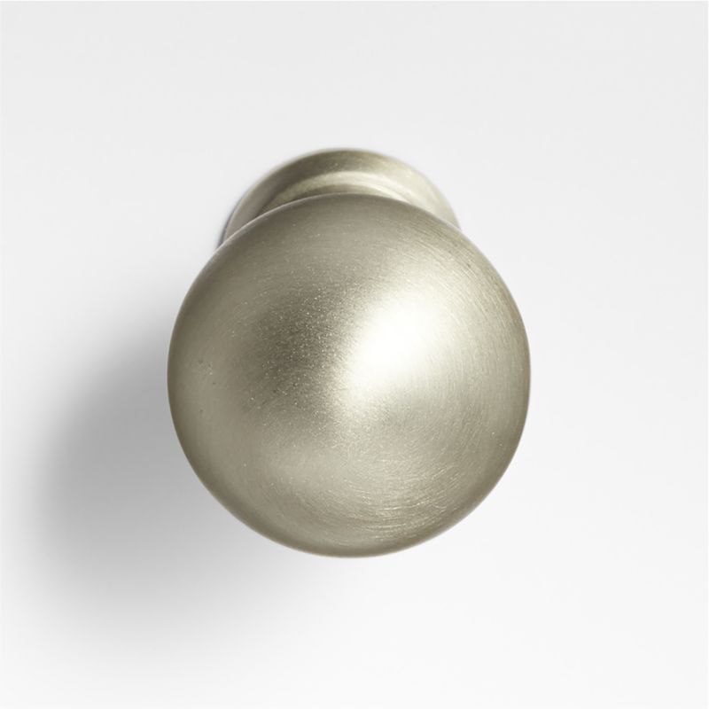 Classic Sphere Brushed Brass Cabinet Knob + Reviews