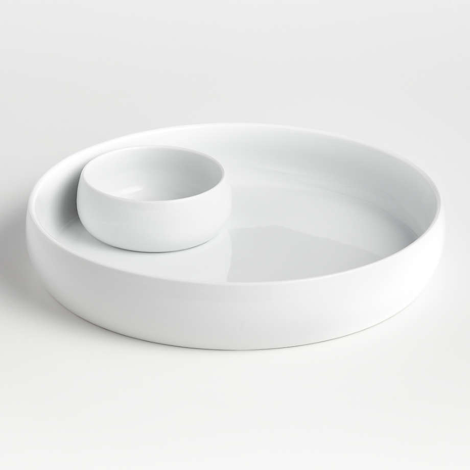 Classic White Chip and Dip Set