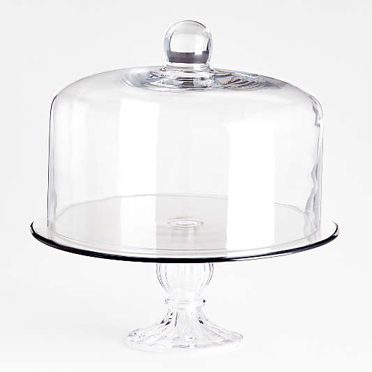 Claude Glass Cake Stand with Lid