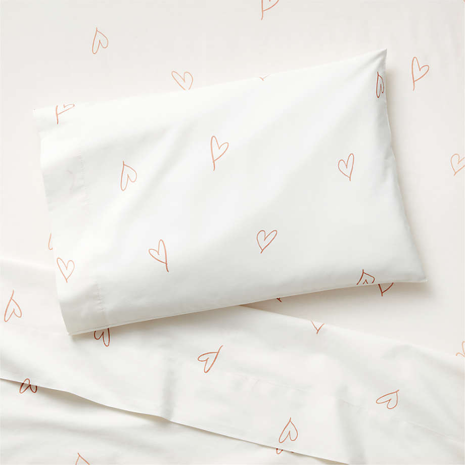 Clay Heart Organic Cotton Toddler Sheet Set by Leanne Ford + Reviews