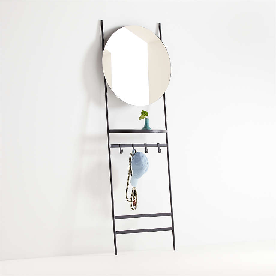 leaning entryway organizer