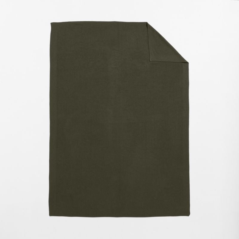 Calda Chantilly 70"x55" Burnt Green Throw Blanket - image 2 of 5