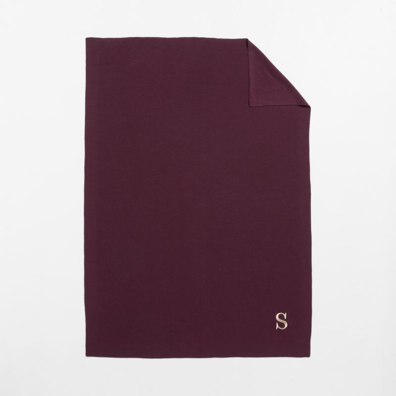 Calda Chantilly 70"x55" Deep Burgundy Throw Blanket - image 1 of 5