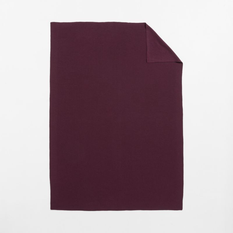 Calda Chantilly 70"x55" Deep Burgundy Throw Blanket - image 2 of 5