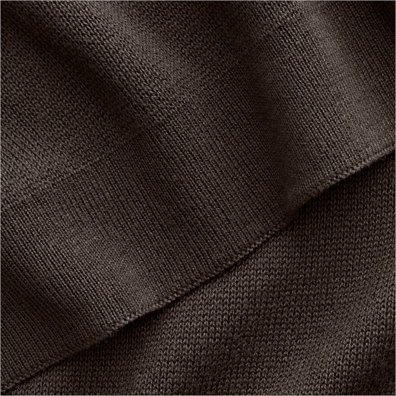 Calda Chantilly 70"x55" Deep Brown Throw Blanket - image 3 of 5