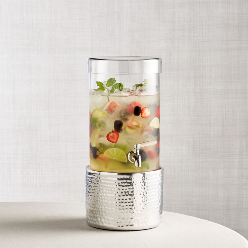 1.5-Gallon Cold Drink Dispenser with Bash Silver Stand - image 0 of 4