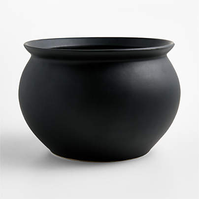 Large Cauldron Halloween Ceramic Serving Bowl