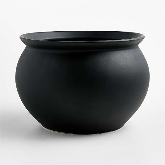 Large Cauldron Halloween Ceramic Serving Bowl