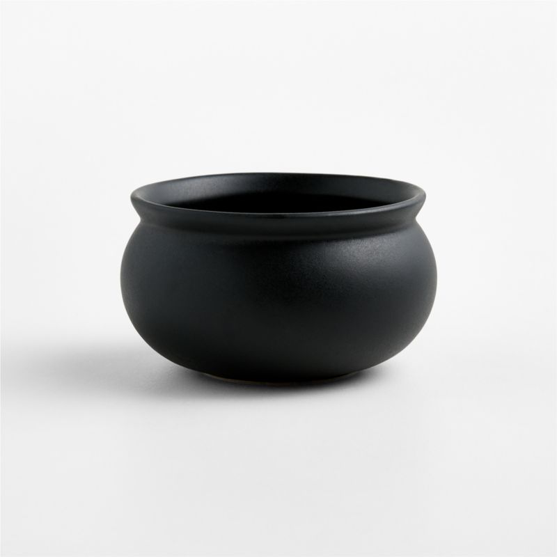 Viewing product image Small Cauldron Ceramic Halloween Bowl - image 1 of 9