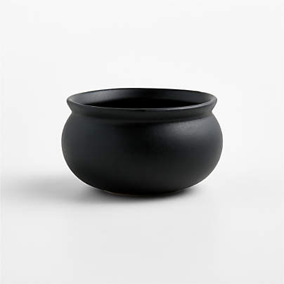Small Cauldron Ceramic Halloween Bowl