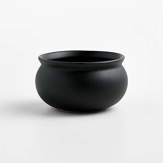 Small Cauldron Ceramic Halloween Bowl