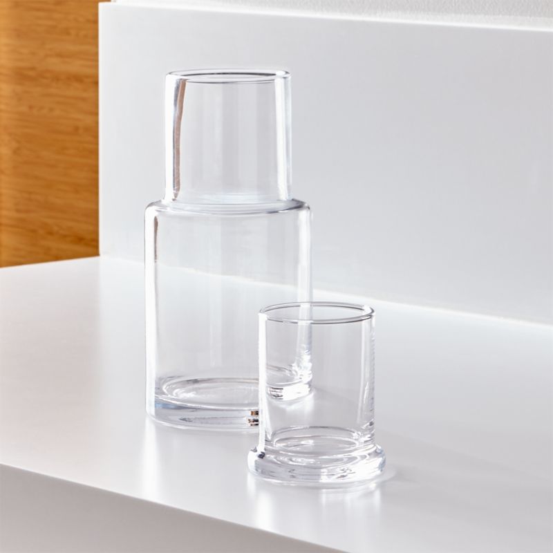 Clear Glass Carafe + Reviews | Crate & Barrel