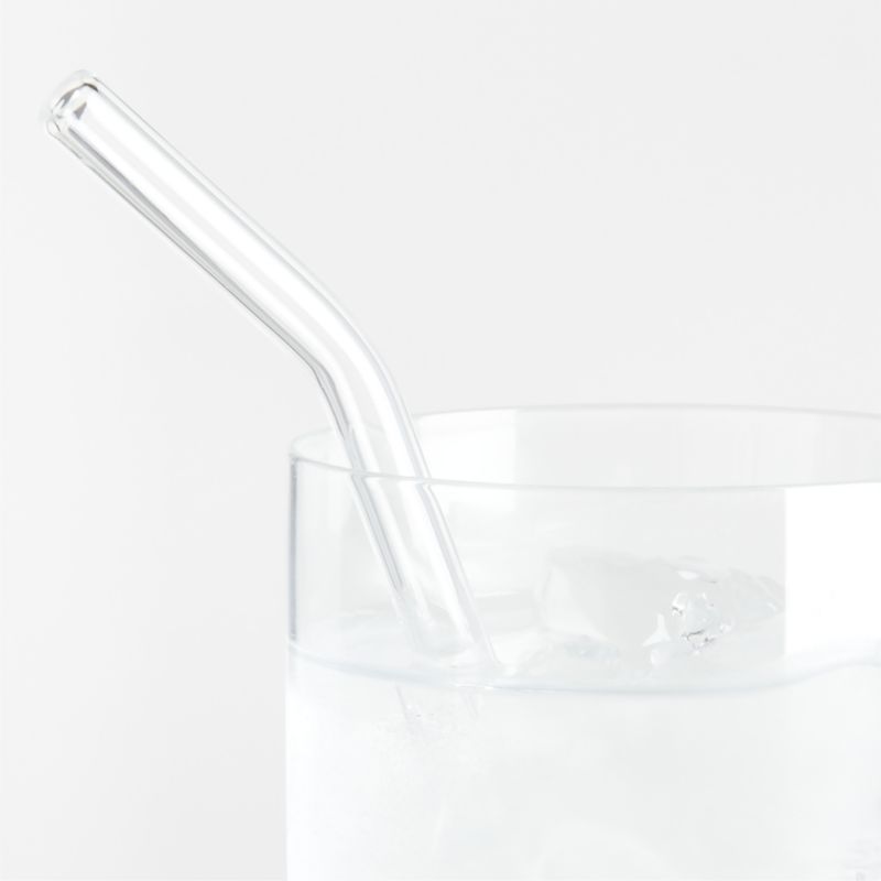 Clear Glass Straws, Set of 4 - image 1 of 2