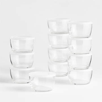14-Oz. Working Glass with Lid, Set of 12 + Reviews | Crate & Barrel