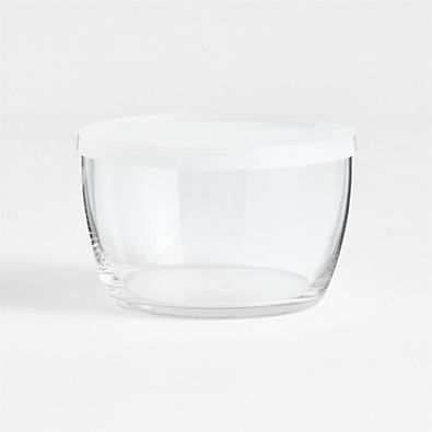 View Clear Glass Bowl with Lid details
