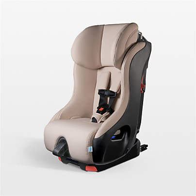 Clek Foonf Latte Cream Ziip Flame Retardant Free Convertible Baby Car Seat