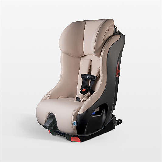 Clek Foonf Latte Cream Ziip Flame Retardant Free Convertible Baby Car Seat