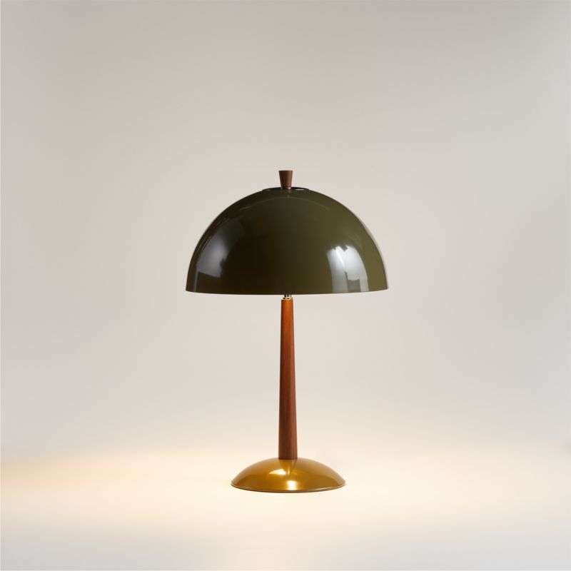 Clem Light Green Metal Table Lamp