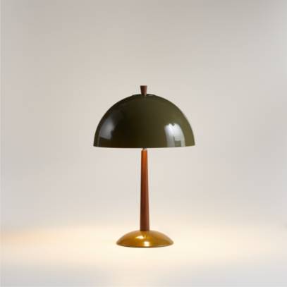 Green metal deals desk lamp