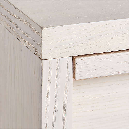 Clemente 68" Whitewashed Ash 9-Drawer Dresser