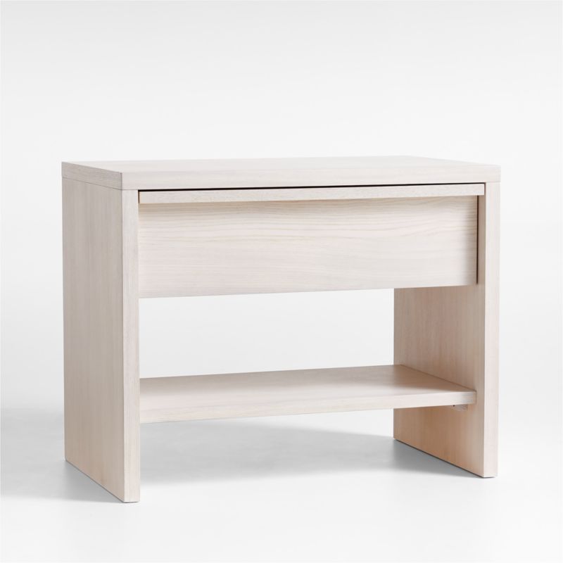 Clemente Whitewashed Ash Nightstand with Power - image 8 of 12