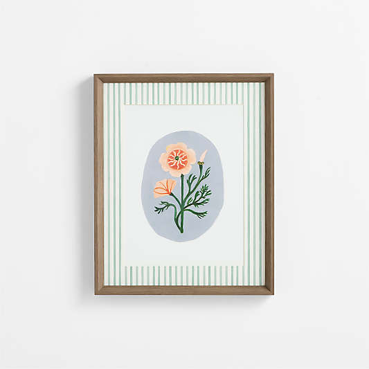 California Poppy by Gemma Koomen Framed Wall Art Print