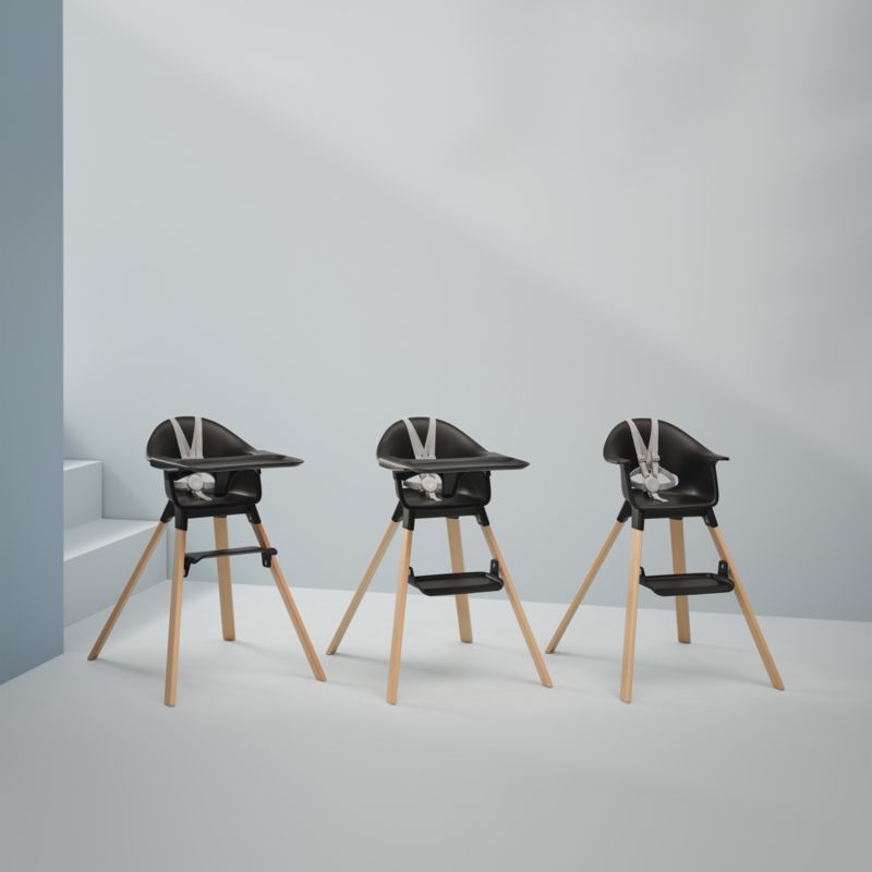 Stokke Clikk Black/Natural Baby High Chair with Adjustable Footrest - image 3 of 8