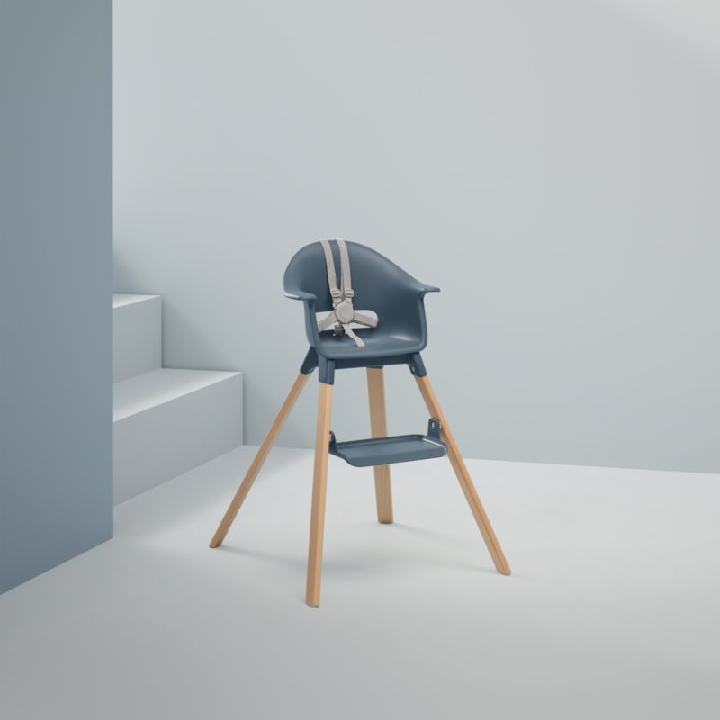 Stokke ® Clikk ™ Blue Fjord Baby High Chair with Adjustable Footrest - image 2 of 8