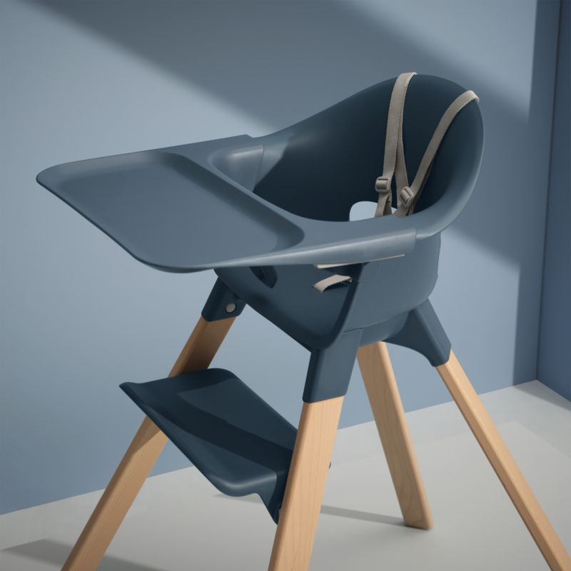 Stokke ® Clikk ™ Blue Fjord Baby High Chair with Adjustable Footrest - image 4 of 8