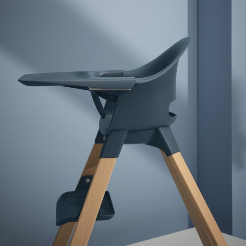 Stokke ® Clikk ™ Blue Fjord Baby High Chair with Adjustable Footrest - image 5 of 8