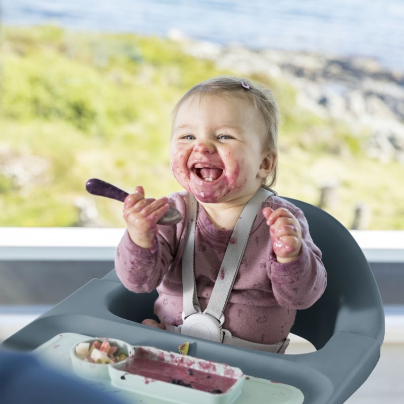 Stokke ® Clikk ™ Blue Fjord Baby High Chair with Adjustable Footrest - image 7 of 8